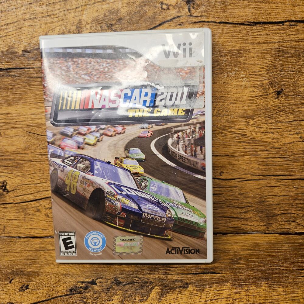 NASCAR 2011 Nintendo Wii 2011 Disk and Case